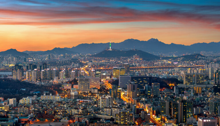 한국 도시 전경