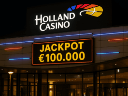 Bezoeker Holland Casino Venlo wint €100.000