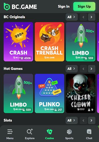 Discover BC. Game, one of the best crash casinos