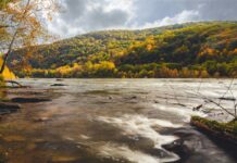 A landscape of a spot in West Virginia