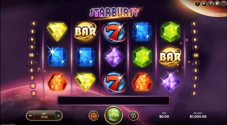 Starburst online slot 