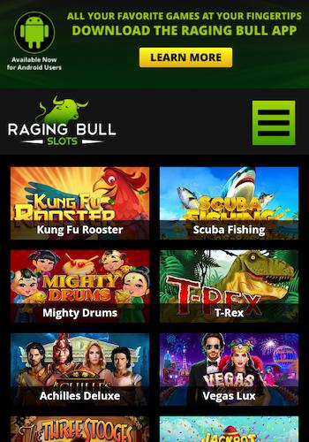 Raging Bull casino, one of the best Arizona online casinos